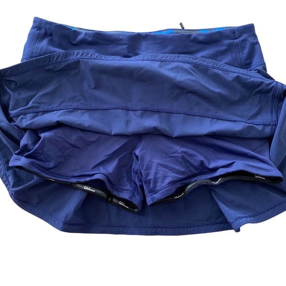 Lululemon Run Skirt in navy size 6 - Picture 4 of 13